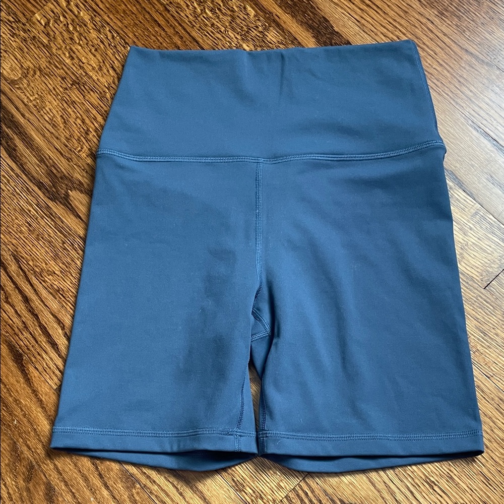 SET Active Women's High-Waisted Navy Bike Shorts